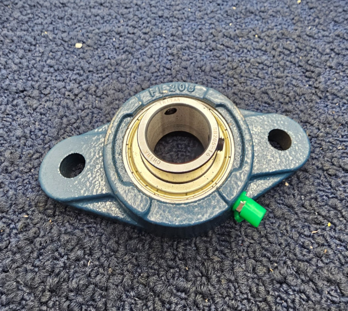 Tritan SB205-16 FL205: Flange Mount Bearing, 2 Bolt Flange, Screw Locking
