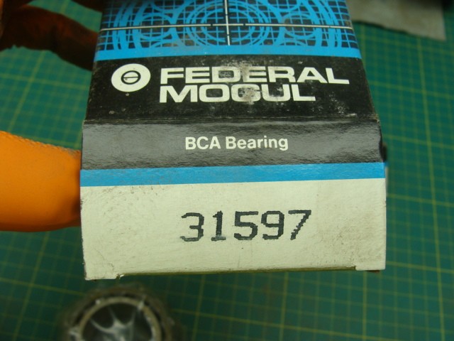 LOT OF 2 GENUINE FEDERAL MOGUL – BOWER BCA TAPERED ROLLER BEARINGS 31597