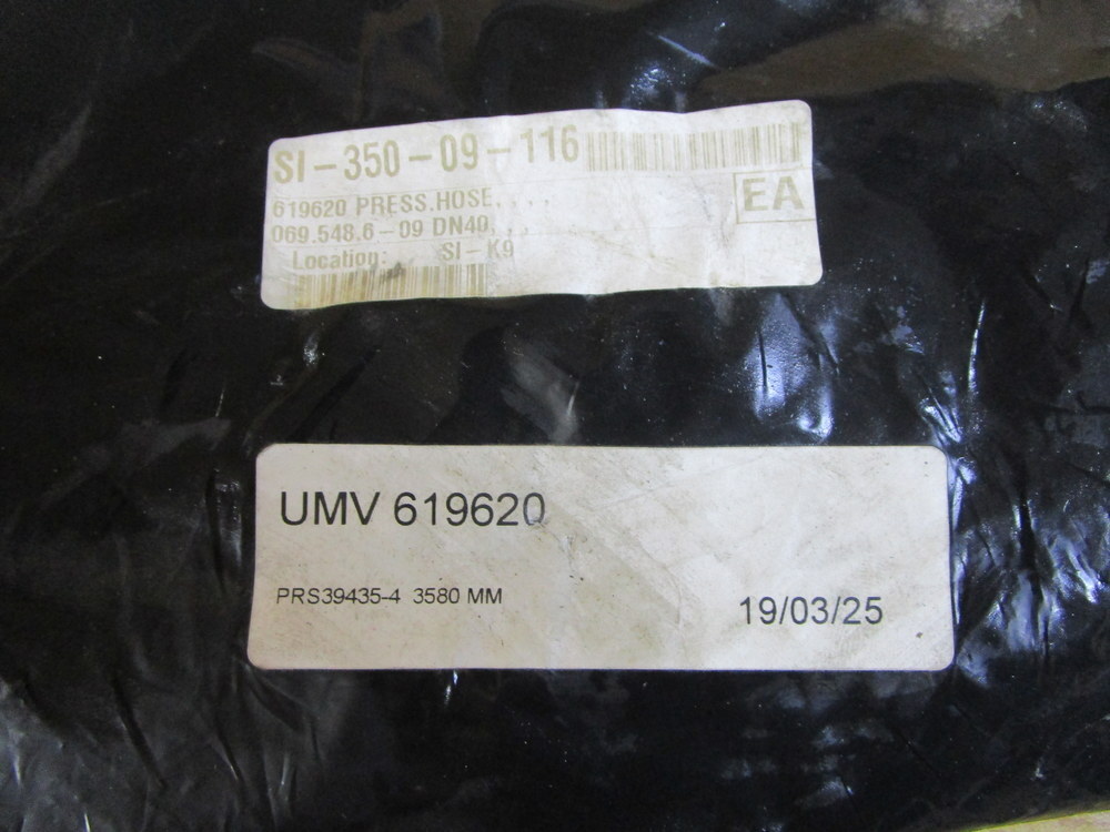 Continental 619620 UMV Flexagrip Pressure Hose PRS39435-4 3580 MM