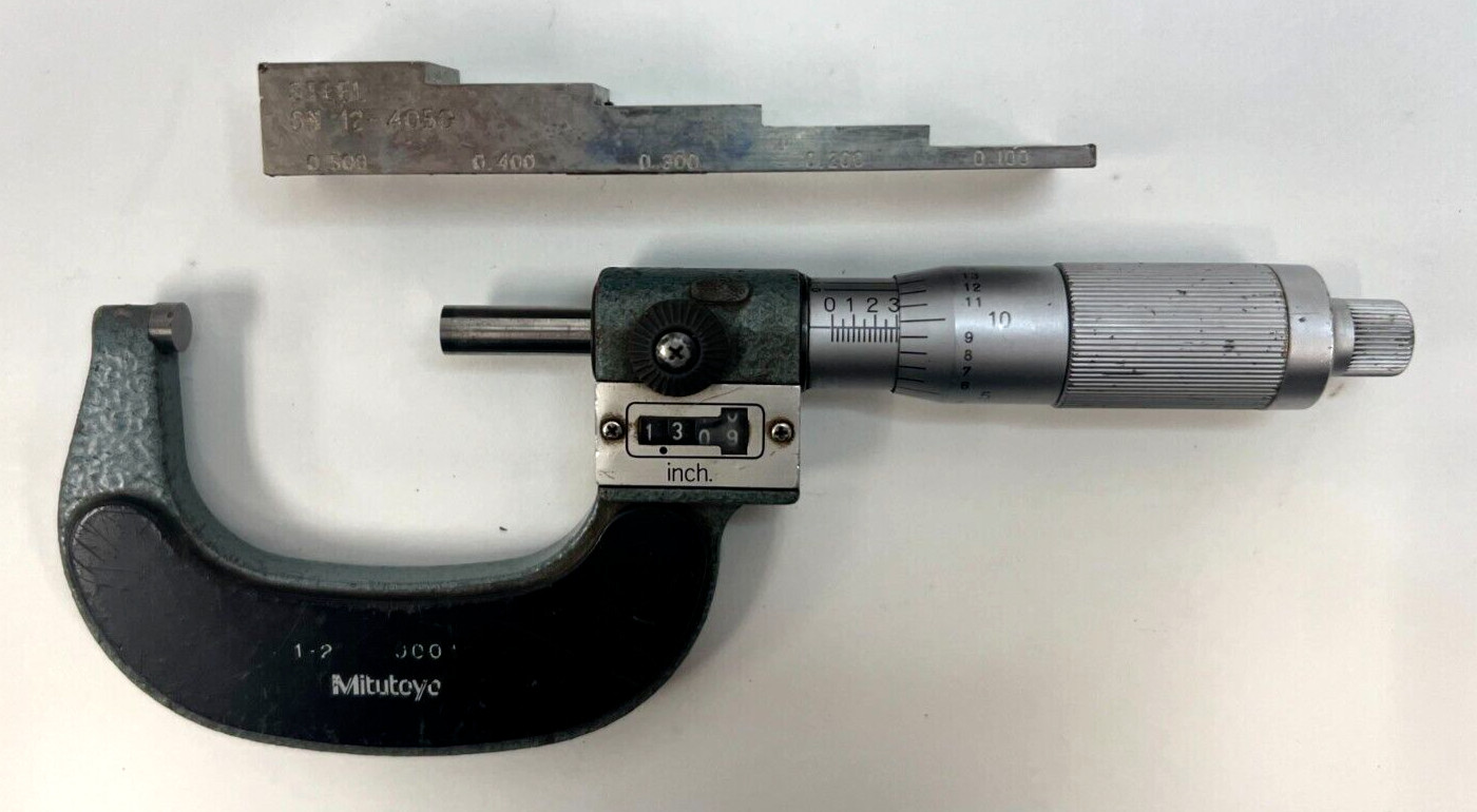 MITUTOYO 193-212 DIGITAL OUTSIDE MICROMETER 1-2″