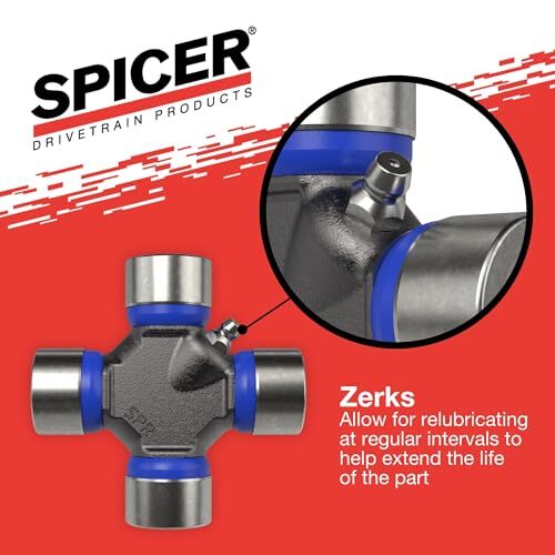 Spicer Greaseable Universal Joint Kit 1330 Series OSR 1.062 Inch Bearings