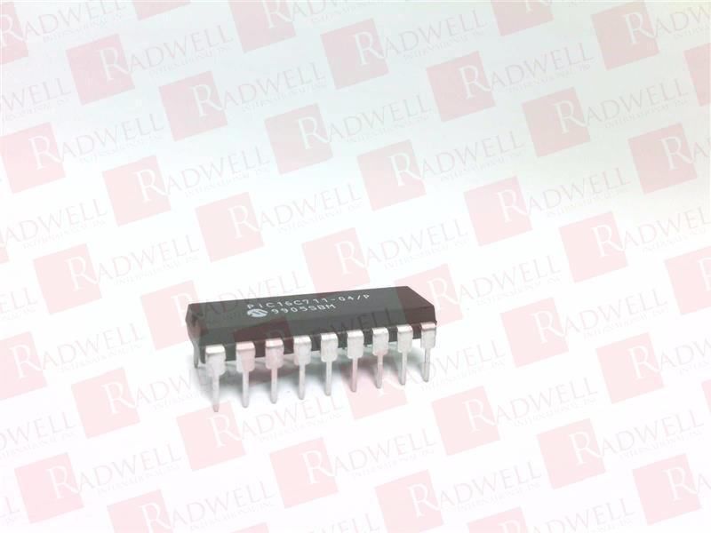 MICROCHIP TECHNOLOGY INC PIC16C711-04/P / PIC16C71104P (USED)