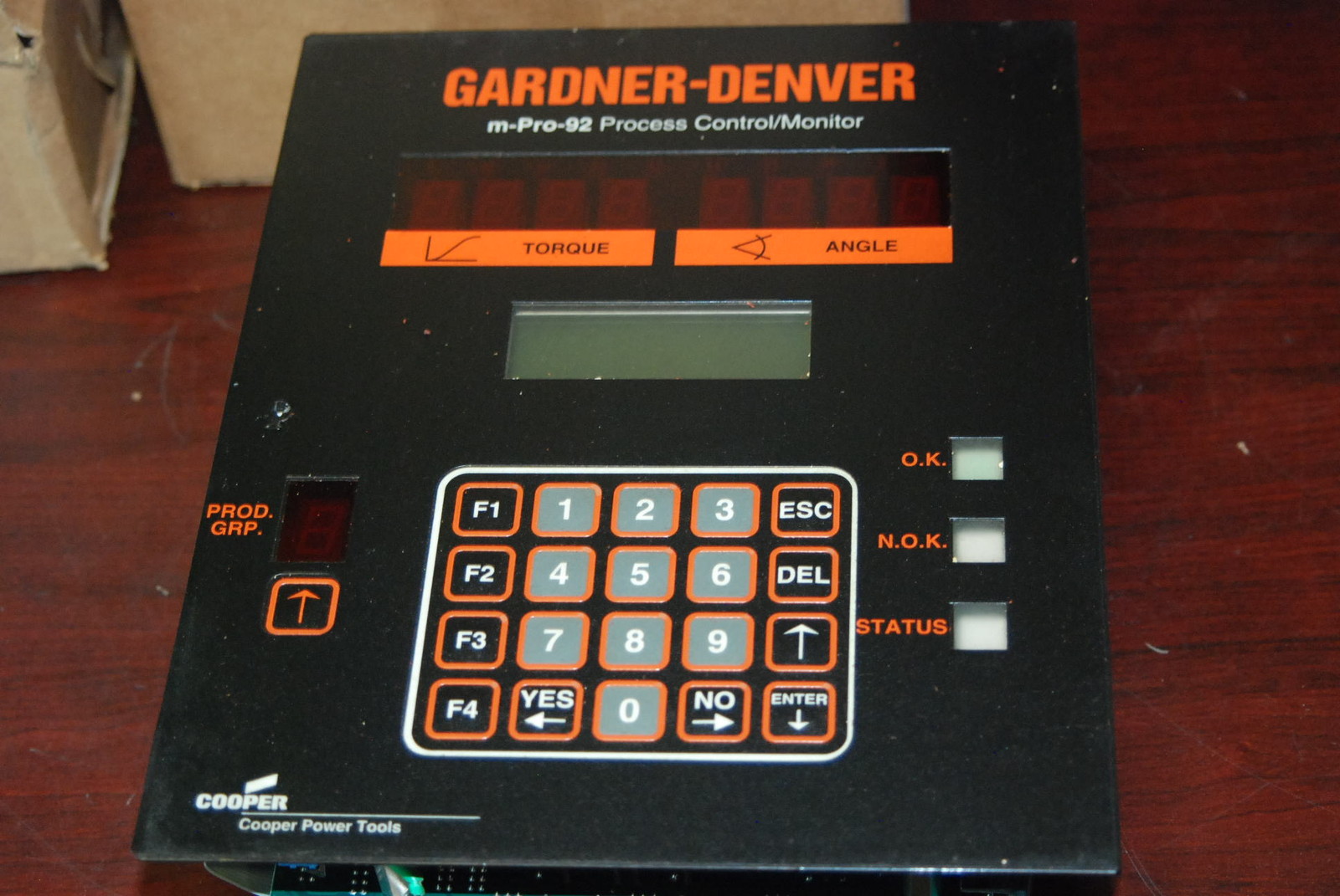 Gardner-Denver, M-PRO-92 Process Control/Monitor Cooper Power Tools Interface