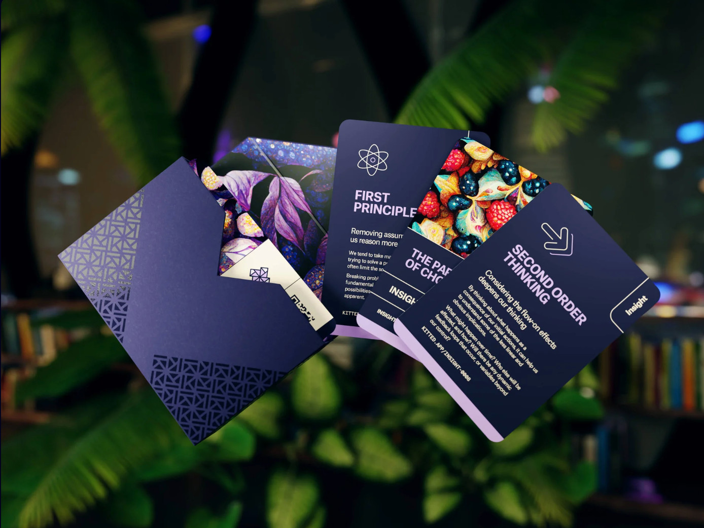 Kitted Professional Development Cards Strategic Thinking Tools Insights Deck 01