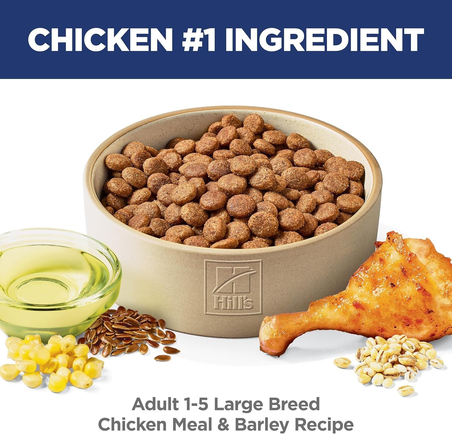 Hill’s Science Diet Adult 1-5 Large Breed Dry Dog Food, Chicken & Barley, 35 lb.