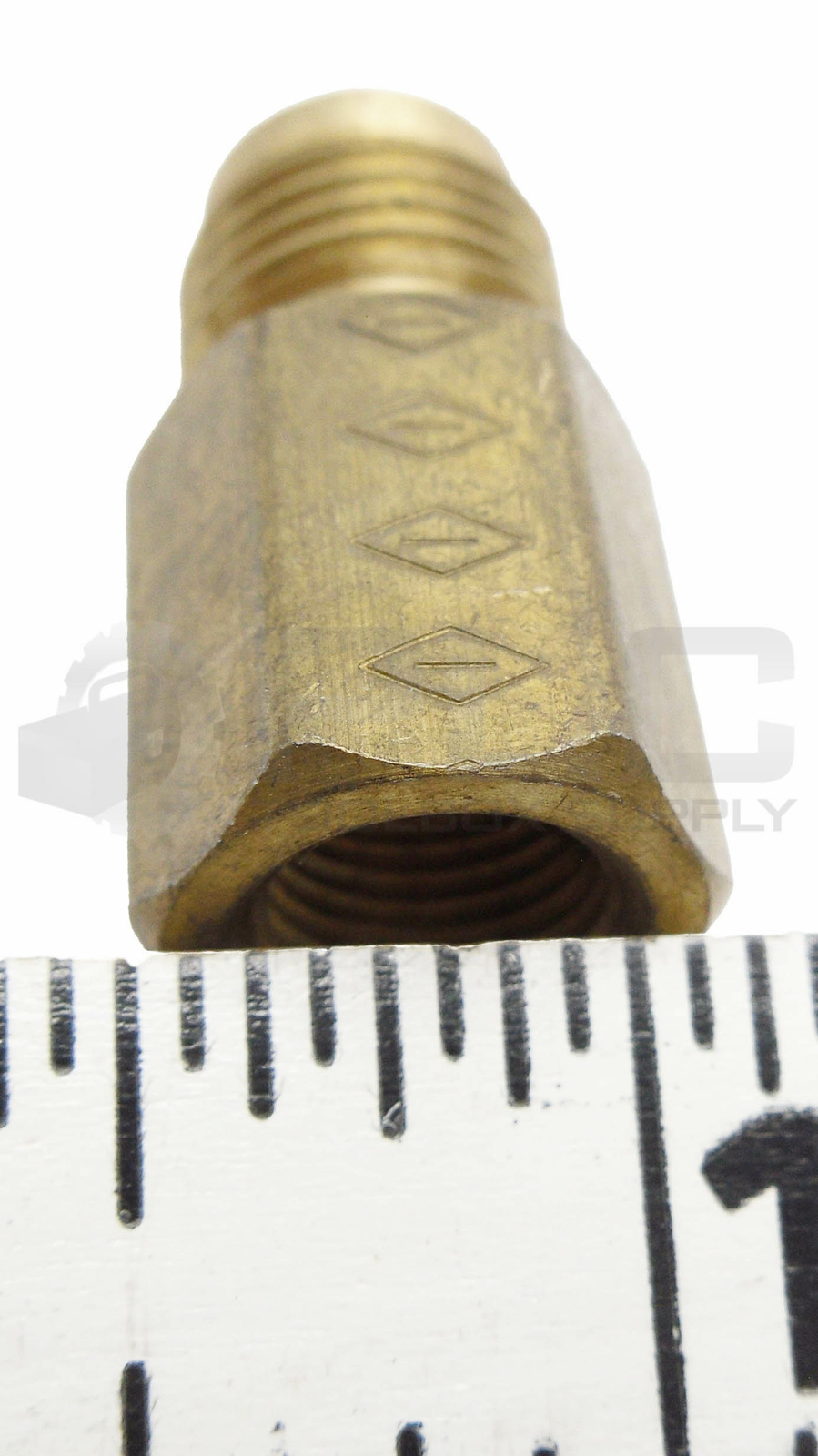 LOT OF 13 NEW 5/16″ ID X 1/2″ OD MALE FLARE FITTINGS BRASS