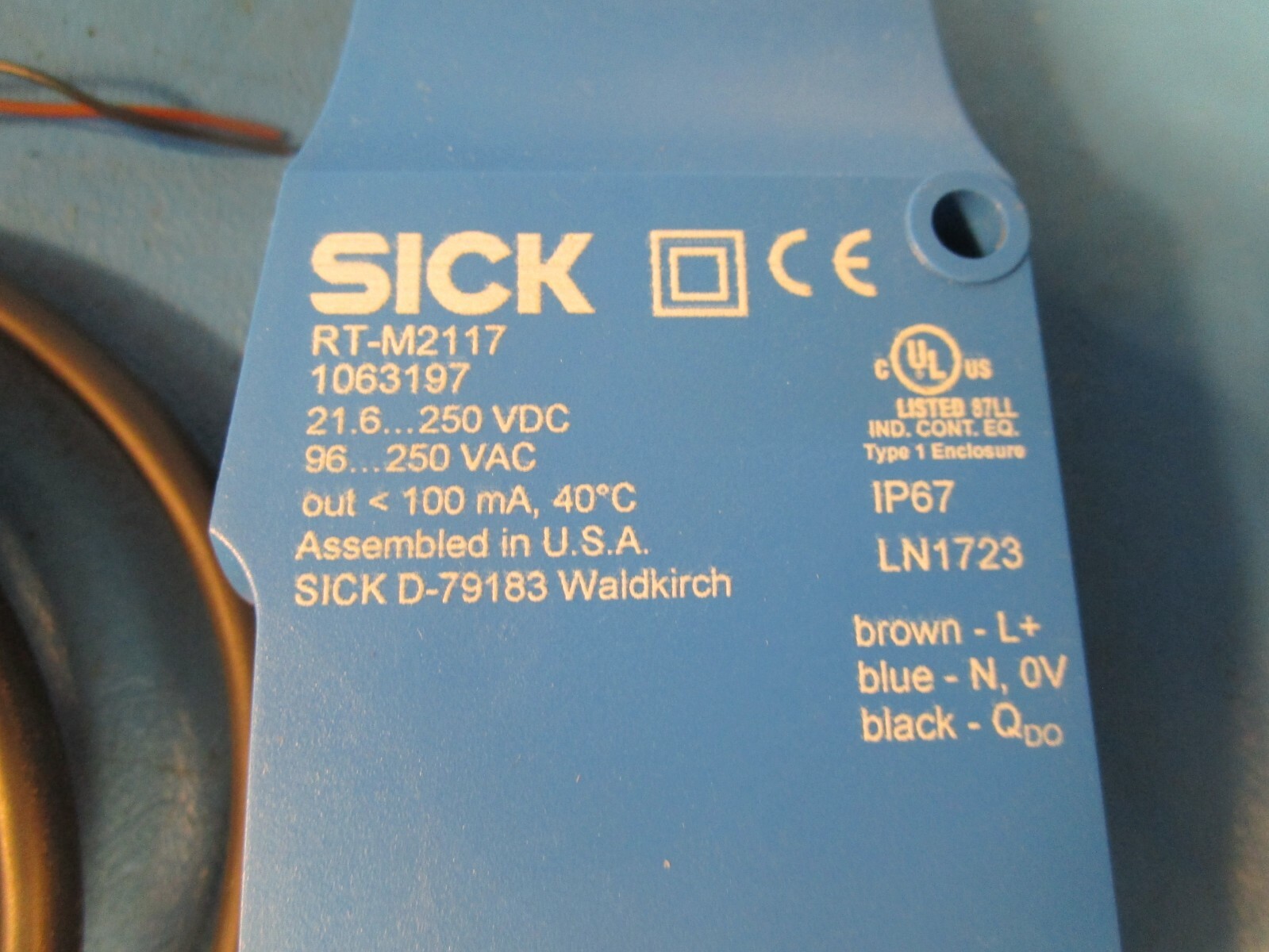SICK RT-M2117 Proximity Switch Sensor, Photo-Electric Sensor
