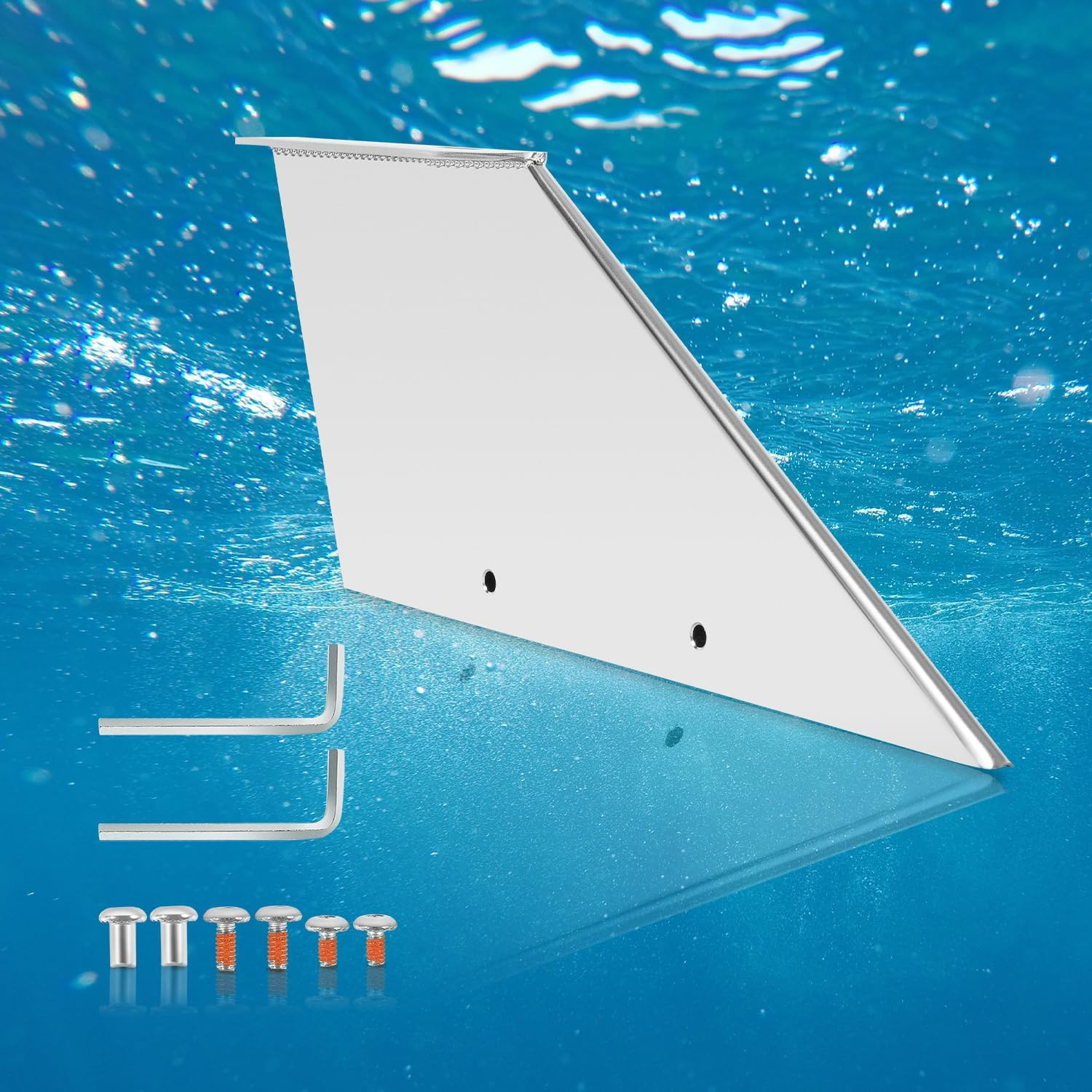 27031 Stainless Steel Skeg Guard Fix Damaged Skeg Fits for Mercury Mercruiser Al