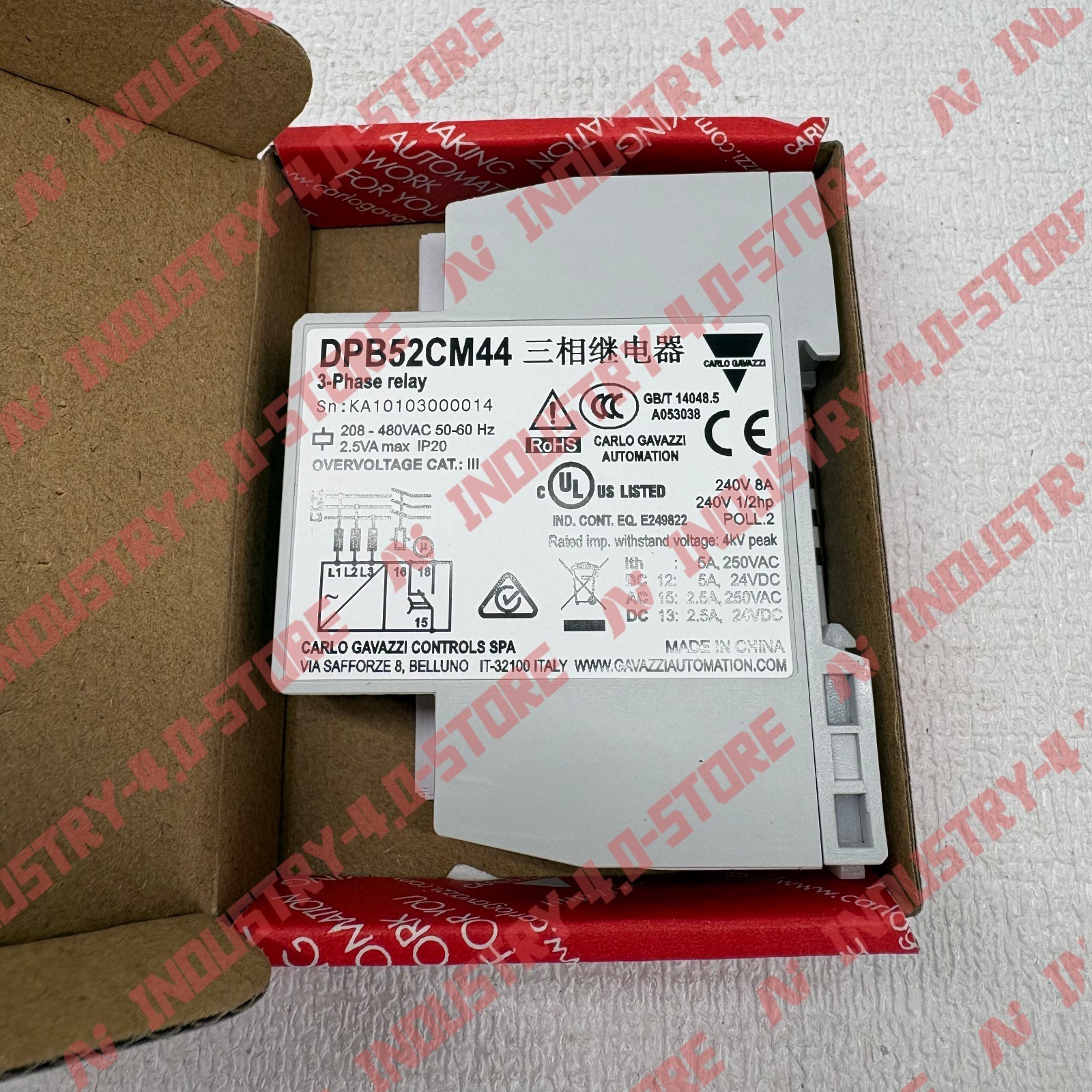 Carlo gavazzi DPB52CM44 electric relay#1pcs new in box