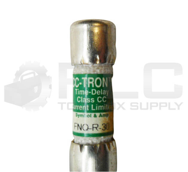 LOT OF 10 BUSSMANN FNQ-R-30 CC-TRON FUSE 30A 600VAC
