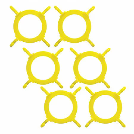Mr. Chain 97402-6 Cone Connector, 5″ L, Yellow, Polyethylene, Pk6