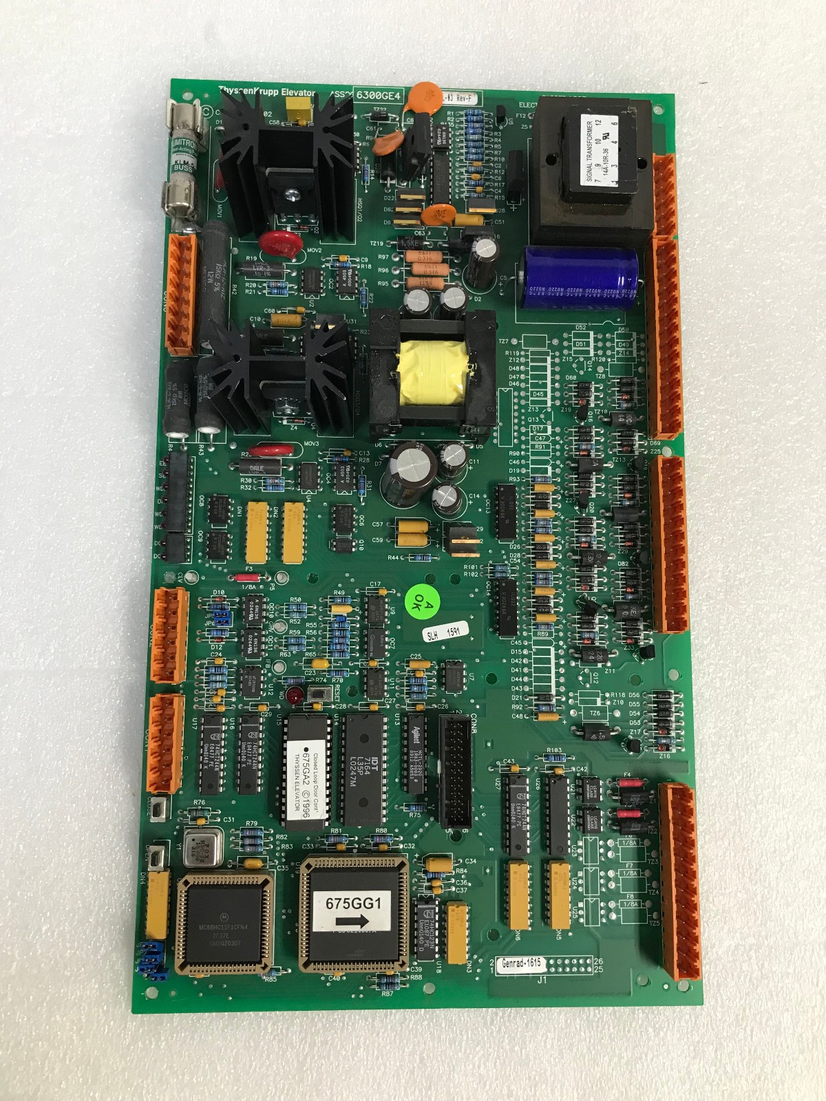 ThyssenKrupp Elevator 6300GE4 Rev. F, G Electronic Door Board