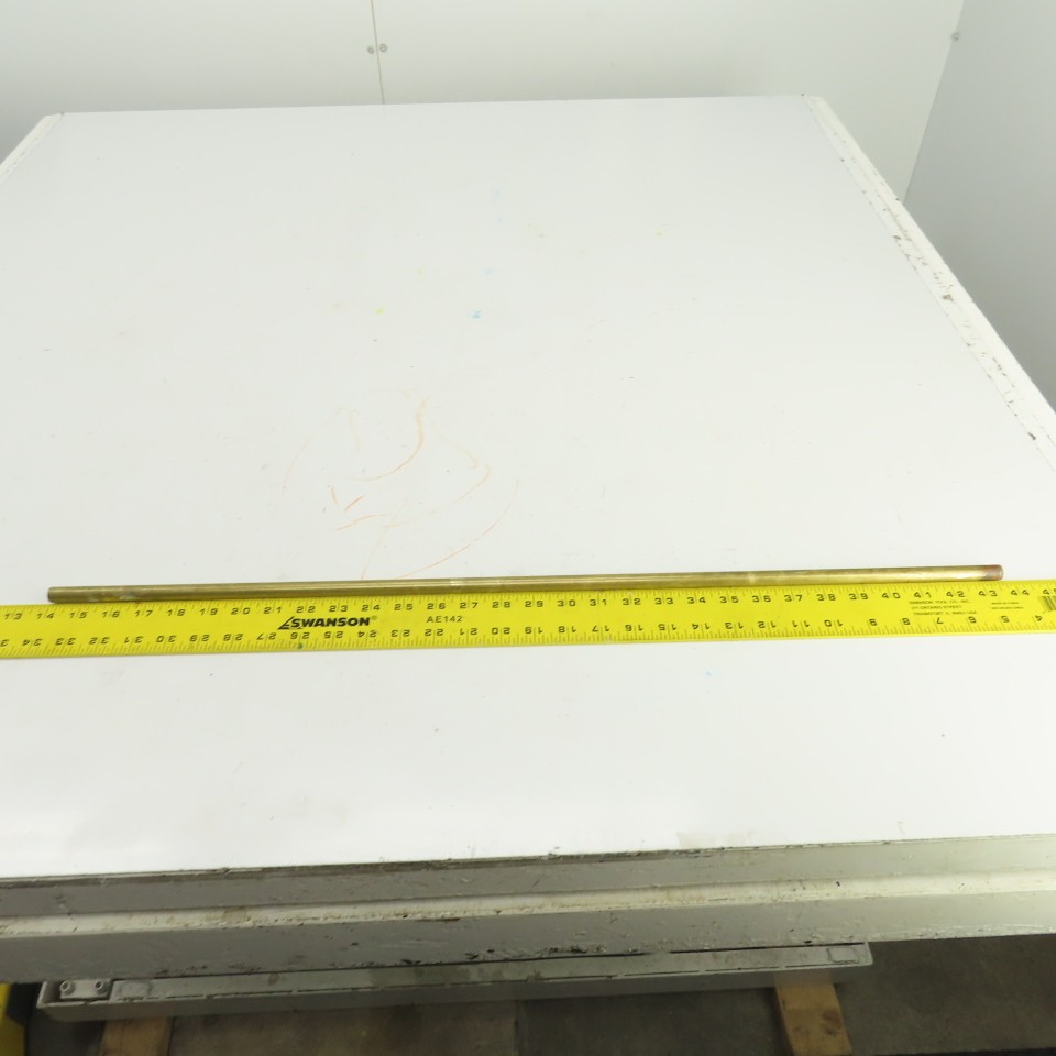 1/2″ Solid Brass Round Bar Stock 29-1/2″ OAL