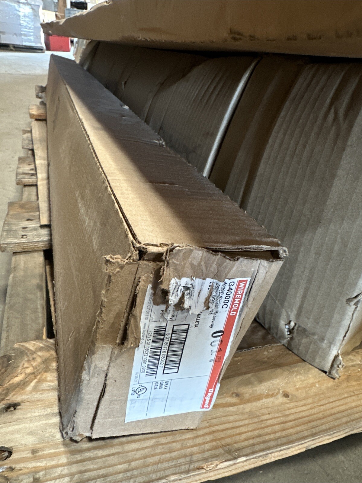 ⚡️(10) Wiremold G4000C Raceway Cover, 4000 Series, Steel, Gray, 4-3/4″ x 5’⚡️