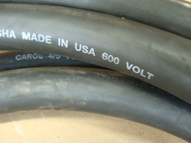 CAROL 4/5 TYPE SOOW SO 90C P-7K-123033 MSHA CABLE 600 VOLT