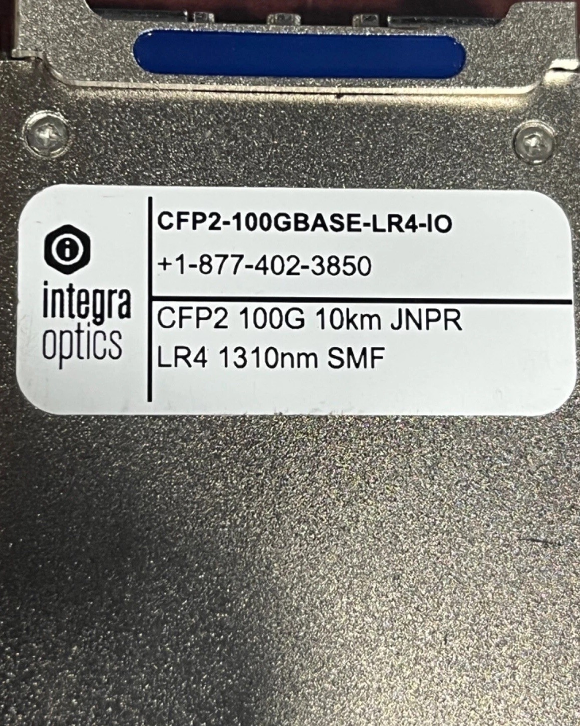 JUNIPER – INTEGRA OPTICS CFP2-100GBASE-LR-IO