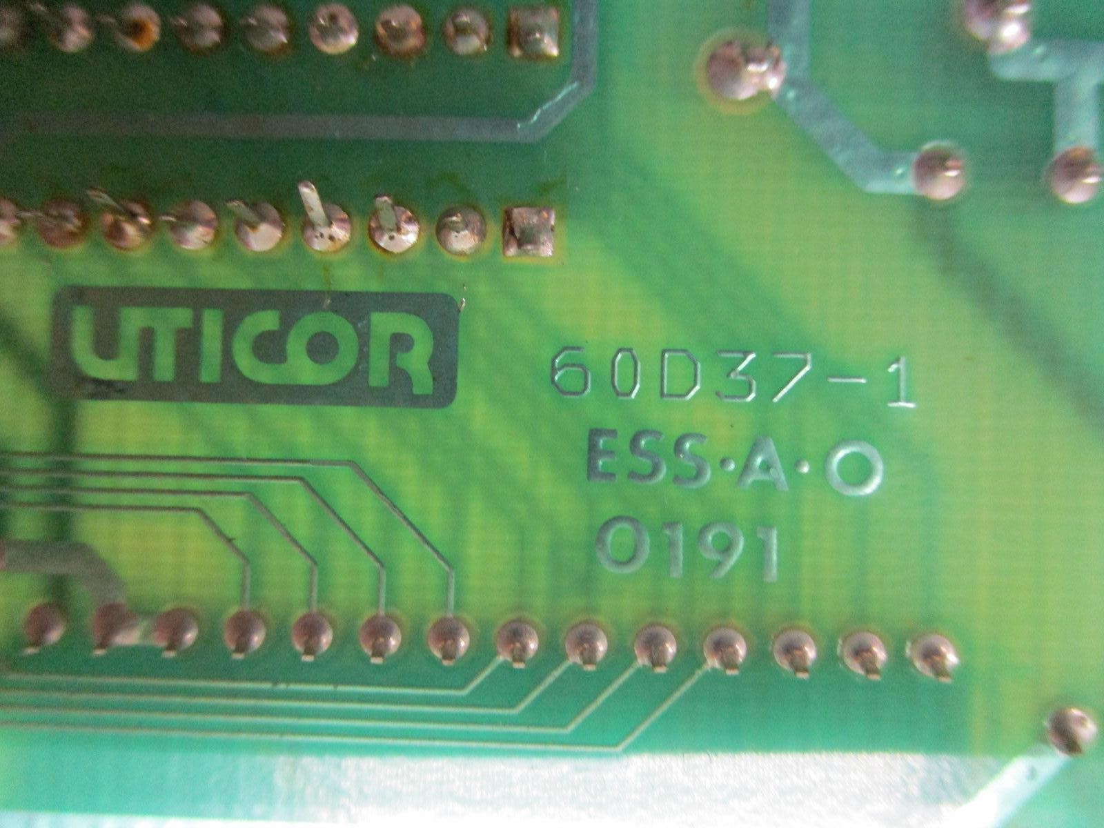Uticor 60D31-2 60C53-4 Circuit Board Assembly 60D37-1