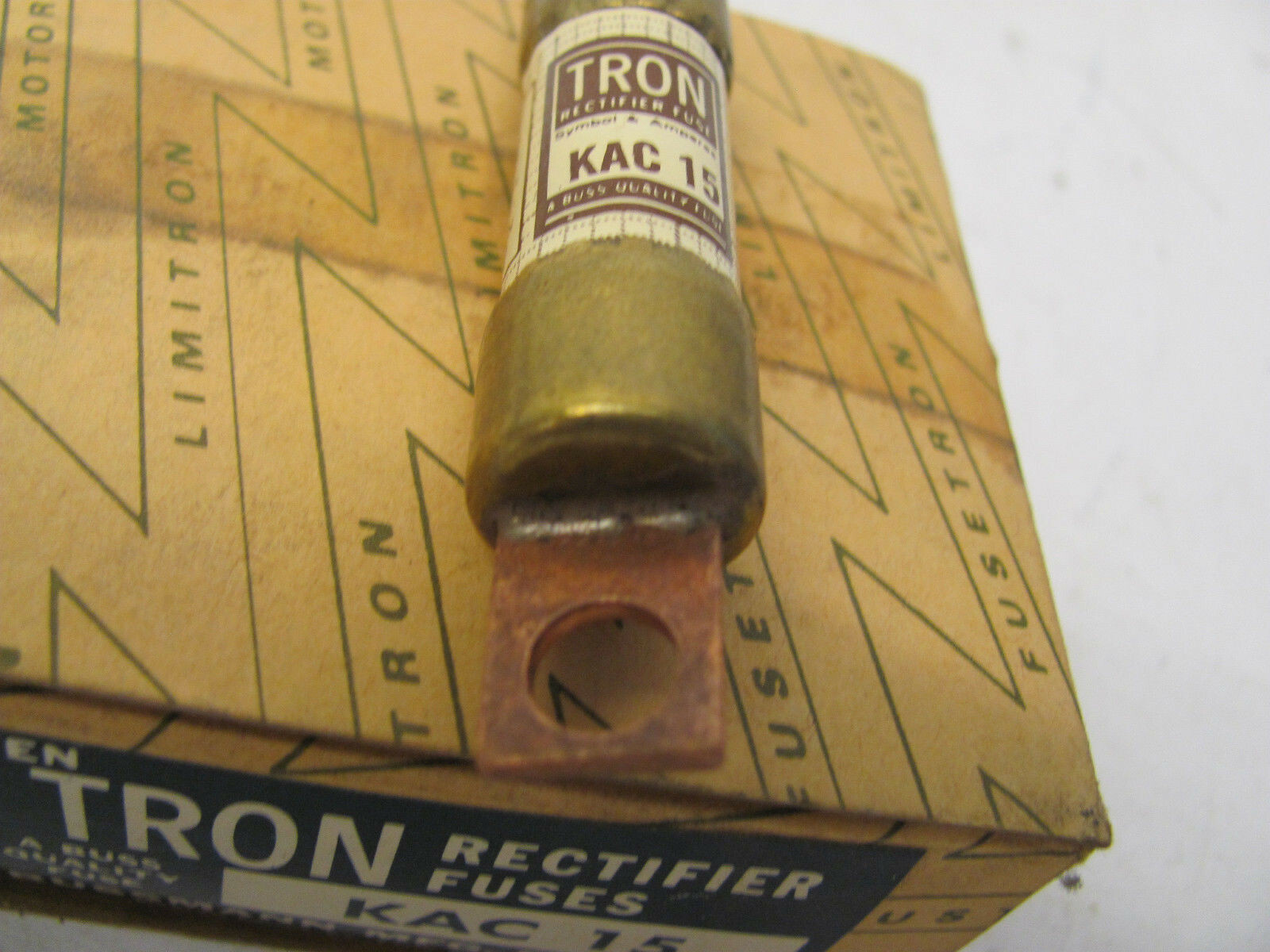 BOX OF 10 TRON BUSSMANN RECTIFIER FUSES KAC 15 600V/15A NEW(OTHER)