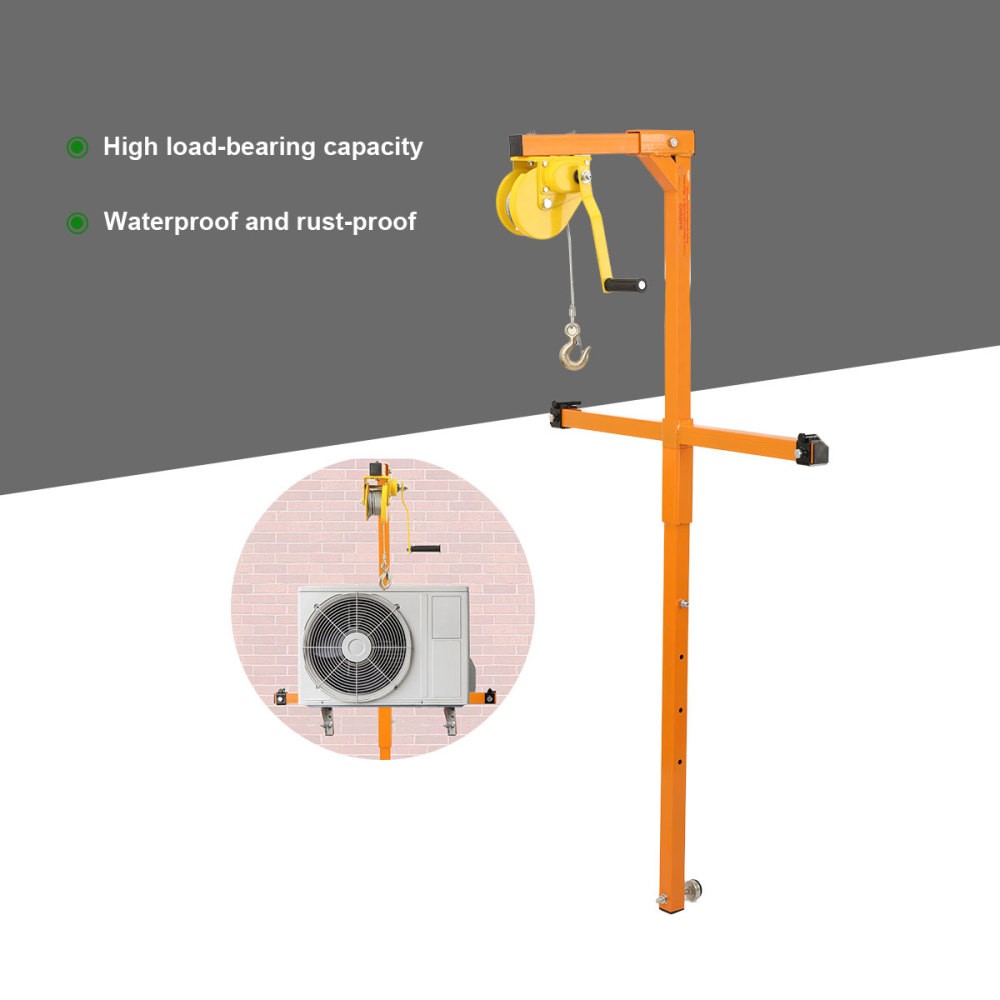 AC Air Conditioner Outside Installation lifting Tool 10M Bracket Crane Tool USA