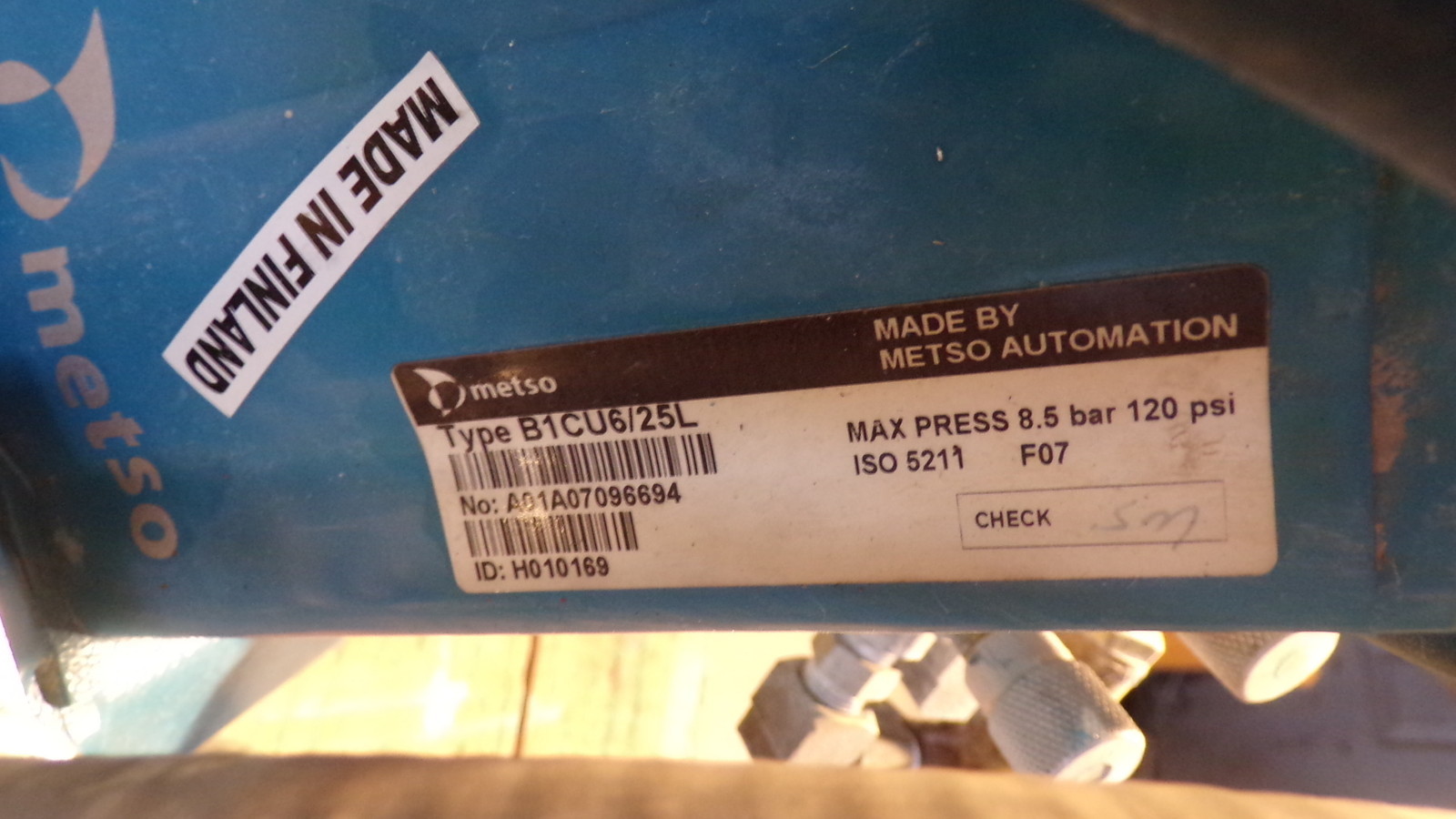 Metso Jamesbury Stonel Quartz Water Sphere Valve H010169 QX2SE02SRA 815W112236X7