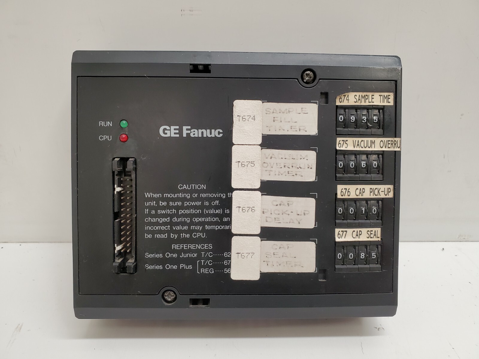 GUARANTEED! GE FANUC TIMER / COUNTER SETPOINT MODULE IC609TCU100B