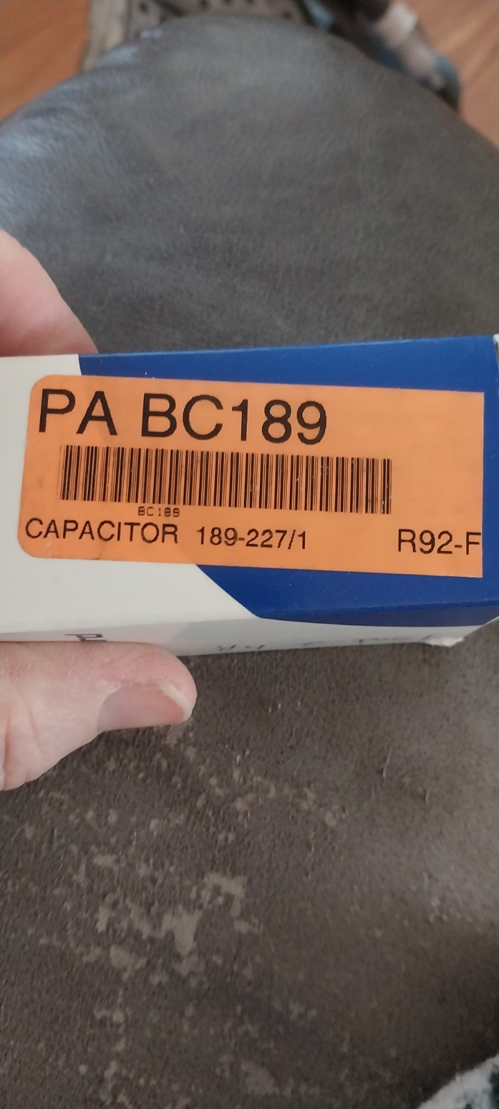 Packard PMJ189 Motor Start capacitor
