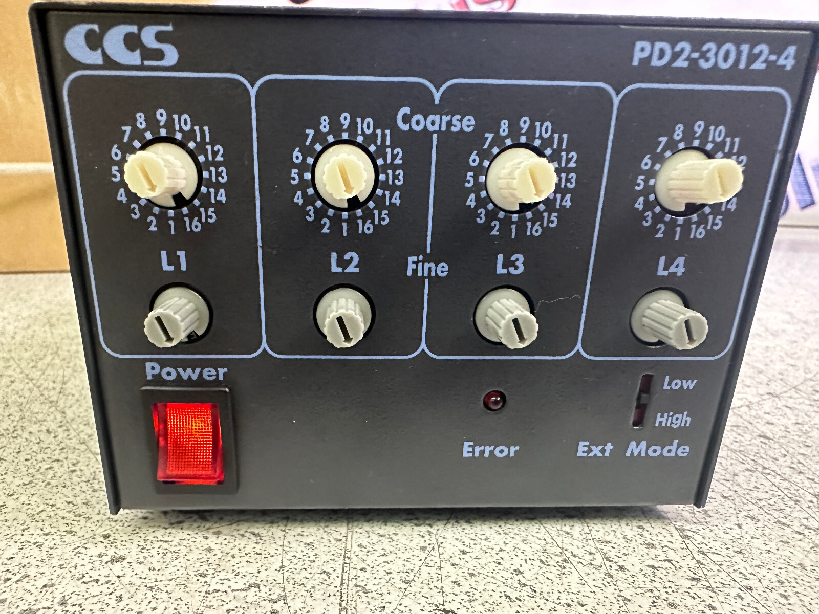 CCS PD2-3012-4 Digital Control Unit For Led Light