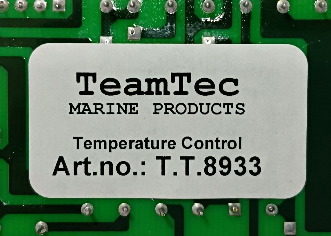 TeamTec 900901 Temperature Control Board T.T 8933