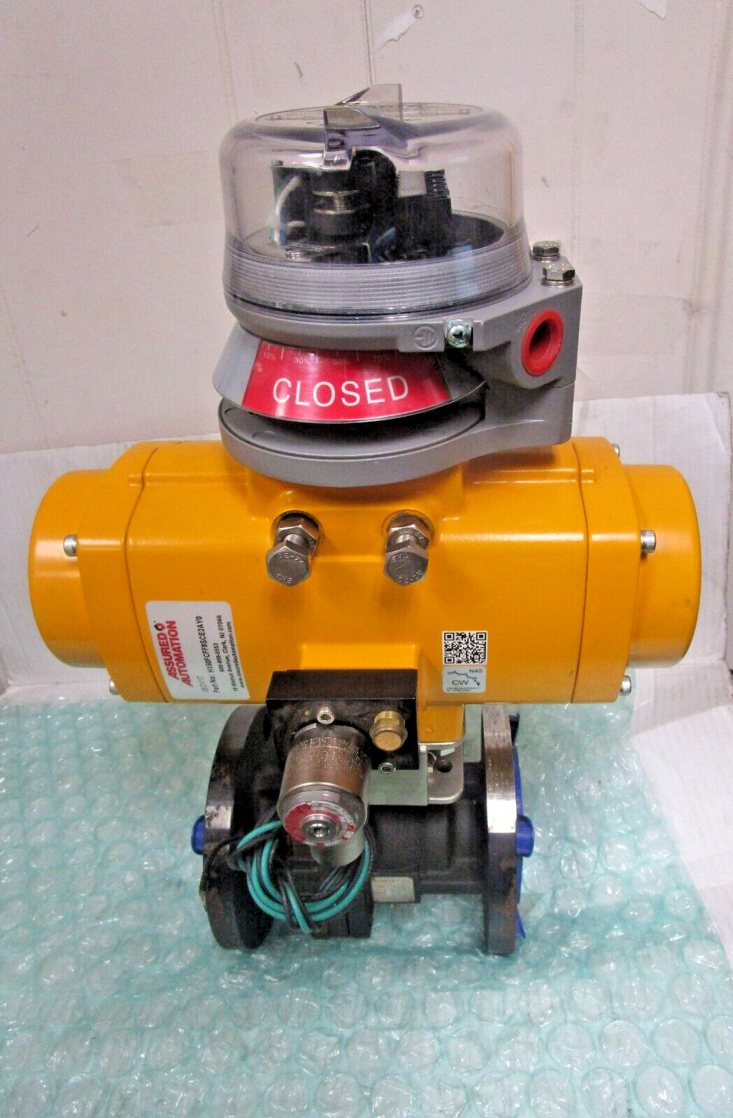 Stonel Quartz Limit Switch /Assured automation H150FCFF8SCE2AY0 w/F150 Valve 2”