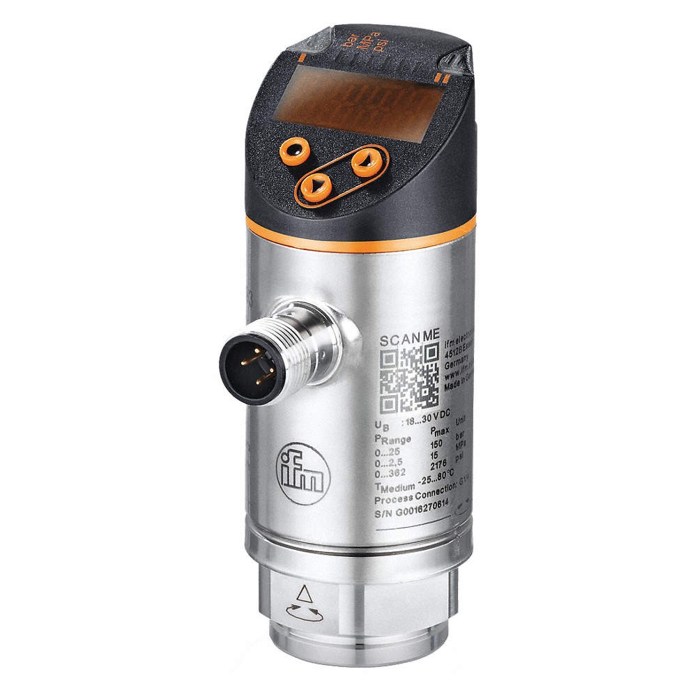 IFM PN7294 DigitalPressureSensor,-14.5psi to 145psi 52PG23