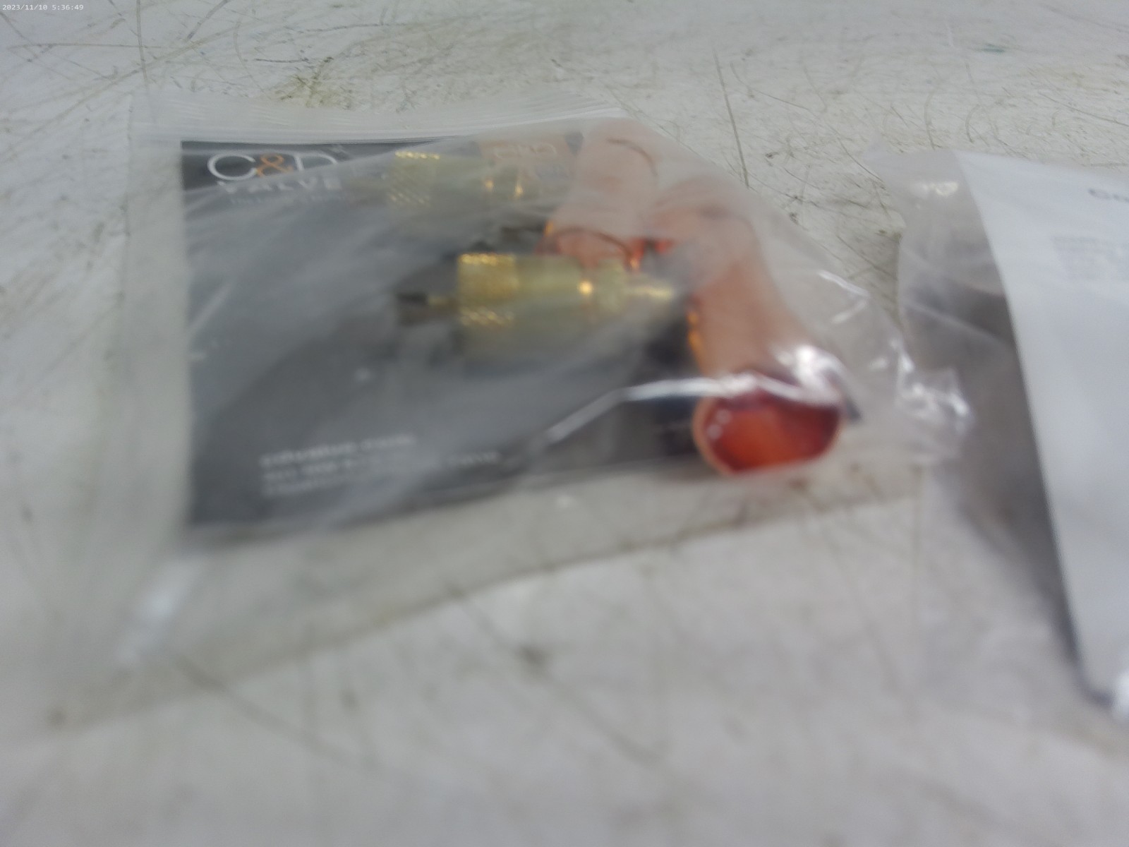 C&D Valve CD8412 Access Tee 1/4 in. Male Flare Fitting Lot of 4 New