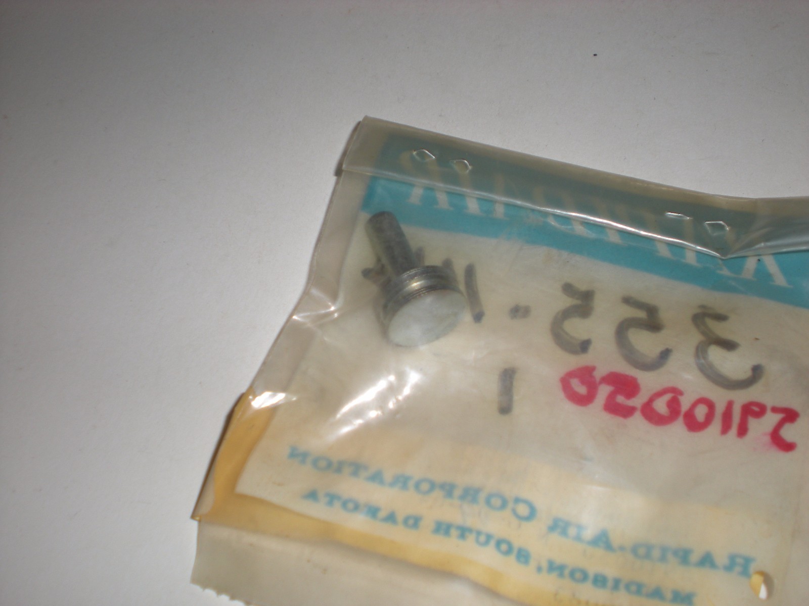 RAPIDAIR 37600029 5910067 TYPE 1 R SEAL PLATE GASKET NEW