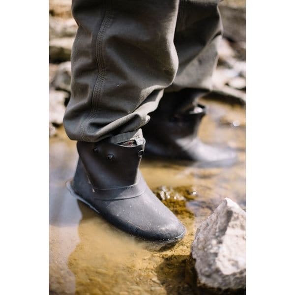 Treds Overboots 13852 Overshoes, Plain Toe, 6 In Height, Snap Tab Closure,