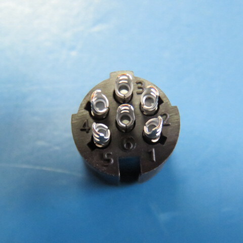 AMPHENOL T3401-001 Qty of 3 per Lot Circular DIN Connectors 6P DIN CABLE RECPT.