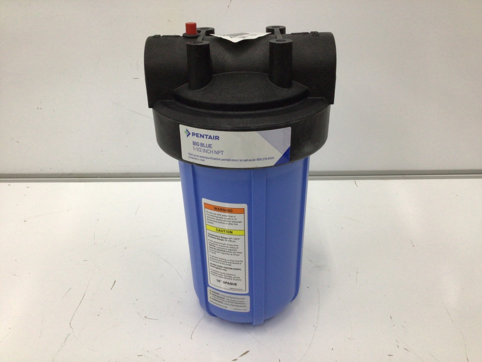 Pentair Pentek 150239-75 Filter Housing For Pentek Big Blue Heavy Duty, 1-1/2″