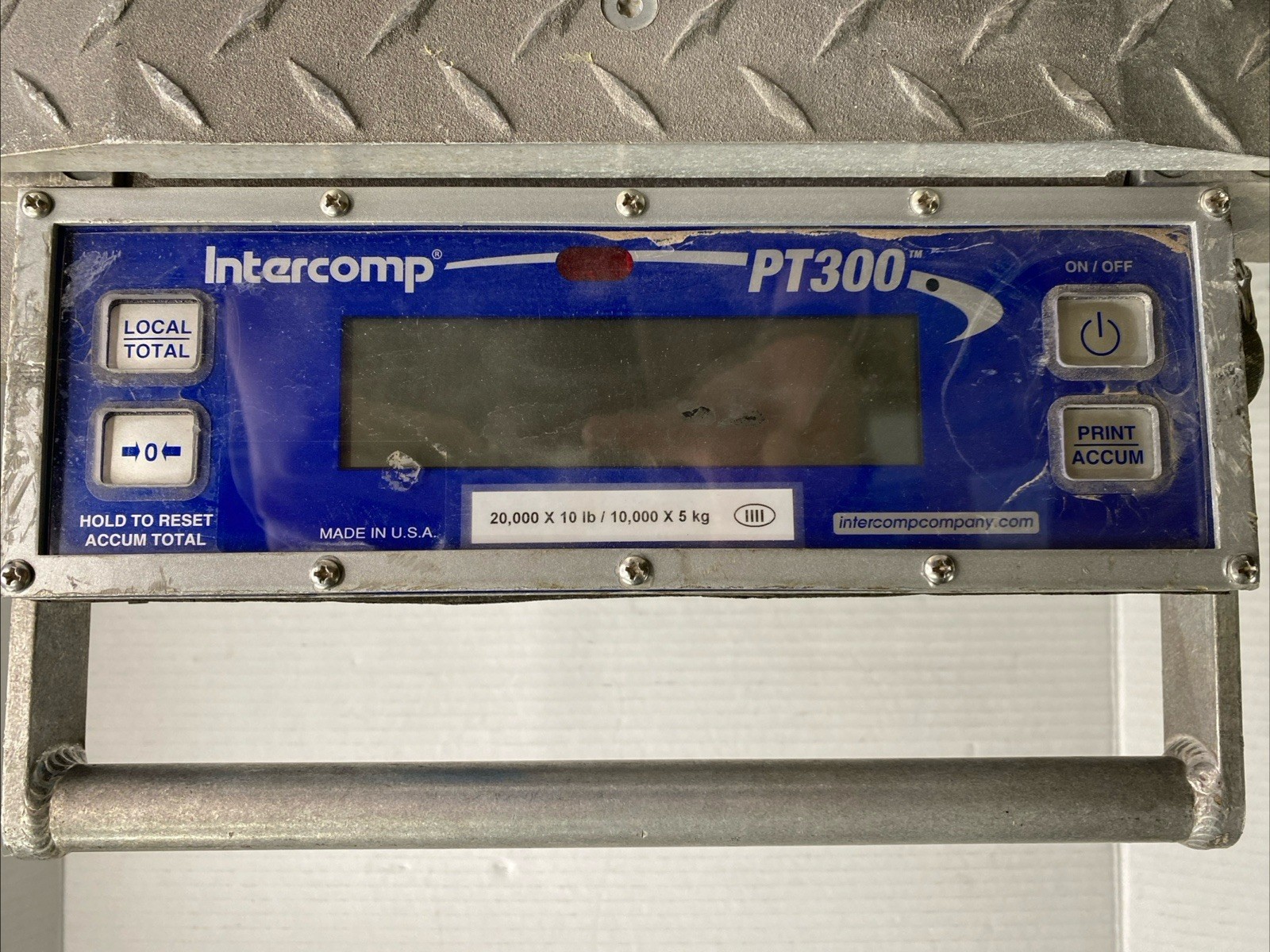 Intercomp PT300 Wheel Load 25,000 Portable Truck Scale 100128