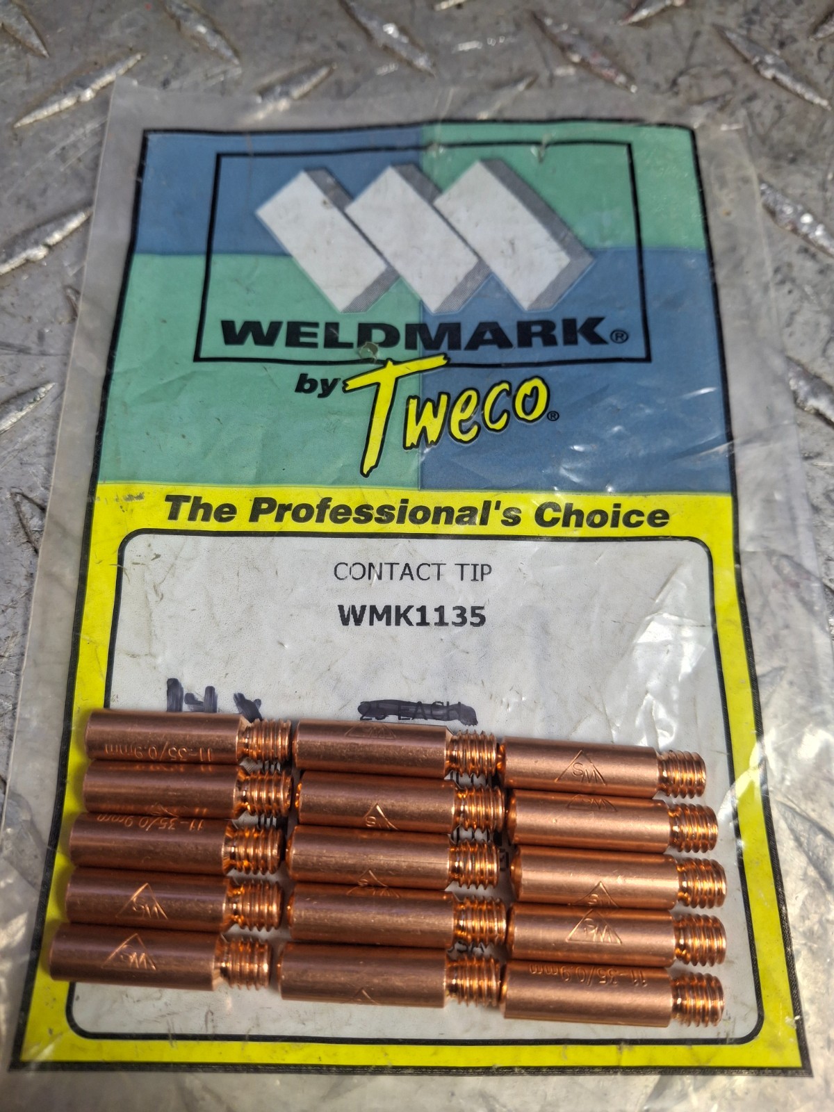 Weldmark by Tweco WMK1135 MIG Copper Welding Contact Tips Lot of 15