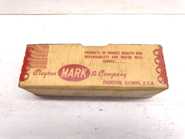 Vntg NOS Clayton MARK & Co No 5340 Brass Foot Valve w/Strainer 3/4″ Water Well