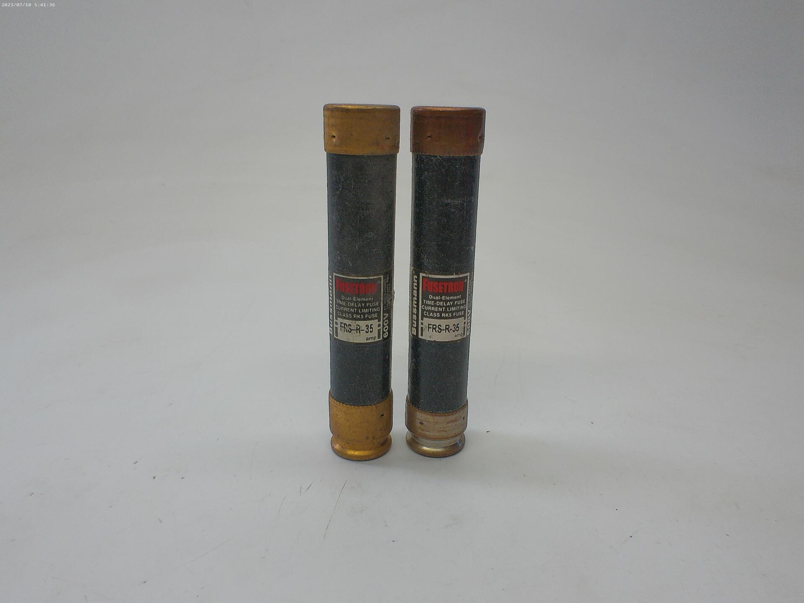 FUSETRON FRS-R-35 FUSE BLACK LOT OF 2 NSNP