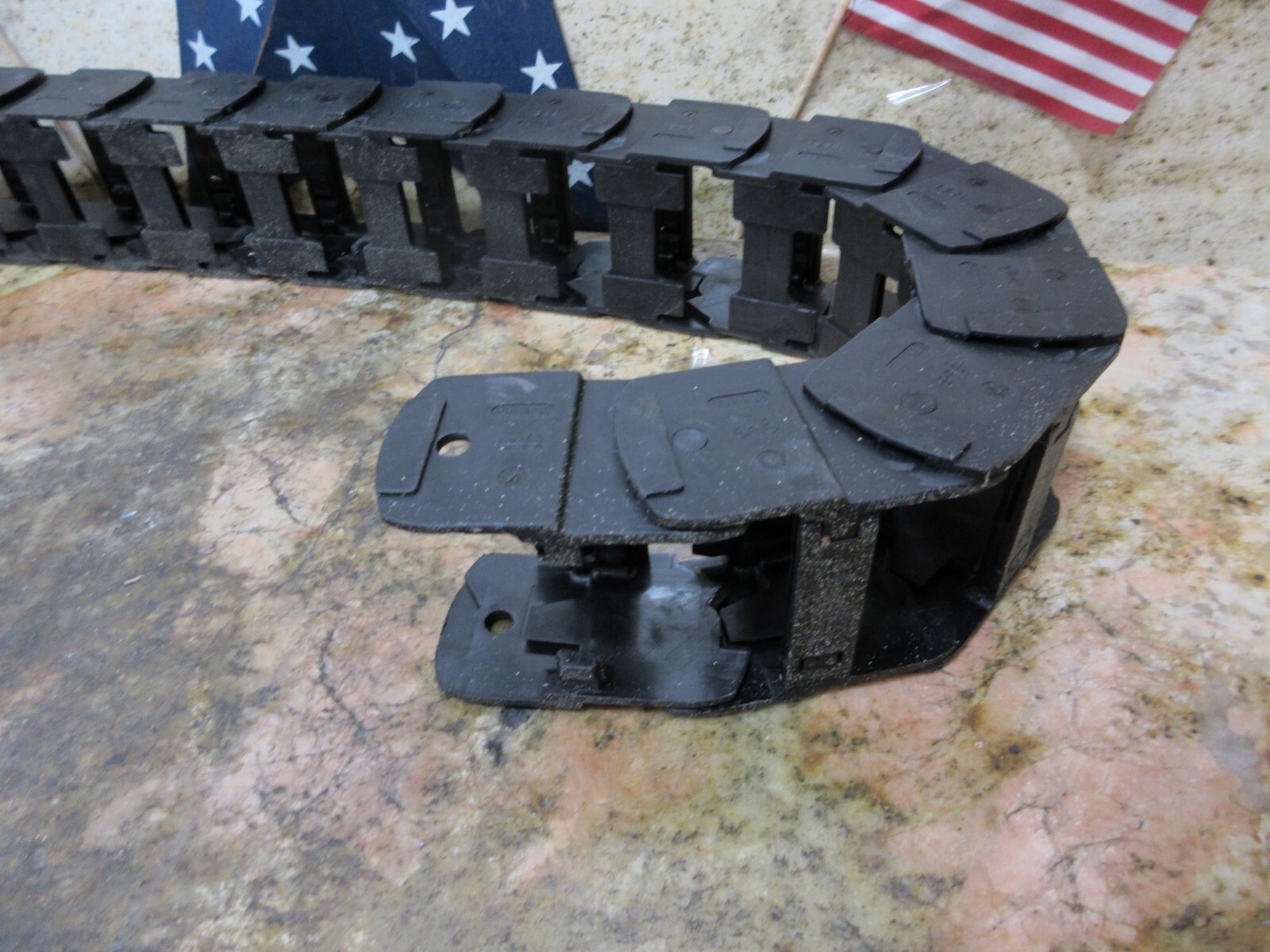 1999 MITSUBISHI H-500 CNC IGUS 35.1-100 CABLE WIRE CARRIER SYSTEM