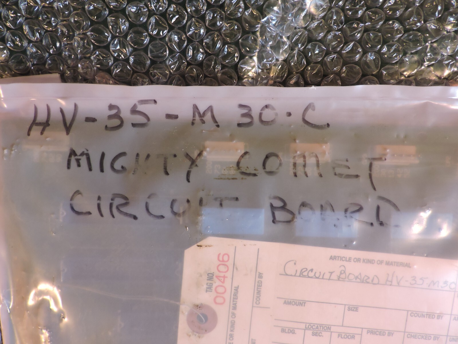 MIGHTY COMET VMC-500 CNC VERTICAL MILL RELAY BOARD HV-35-M30-C