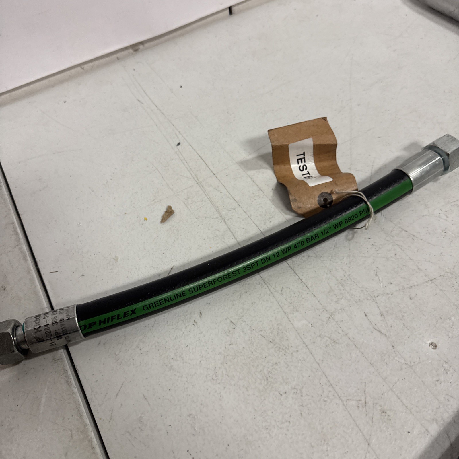 16″ Dunlop Hiflex Greenline Plus 222EN Hydraulic Hose 470 Bar