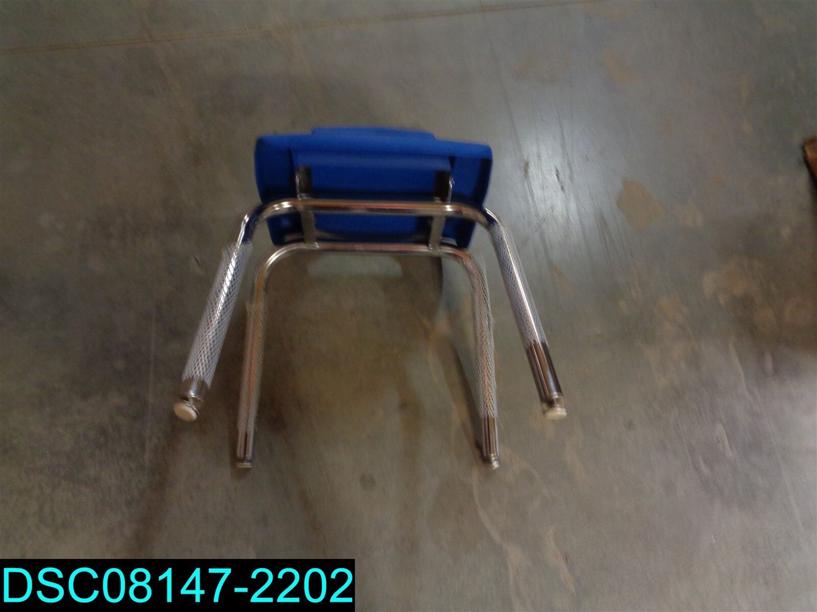 QTY=4: Stack Chair w/ Chrome Legs 14” by Marco Group, MG110114CRBXX Stock 29251