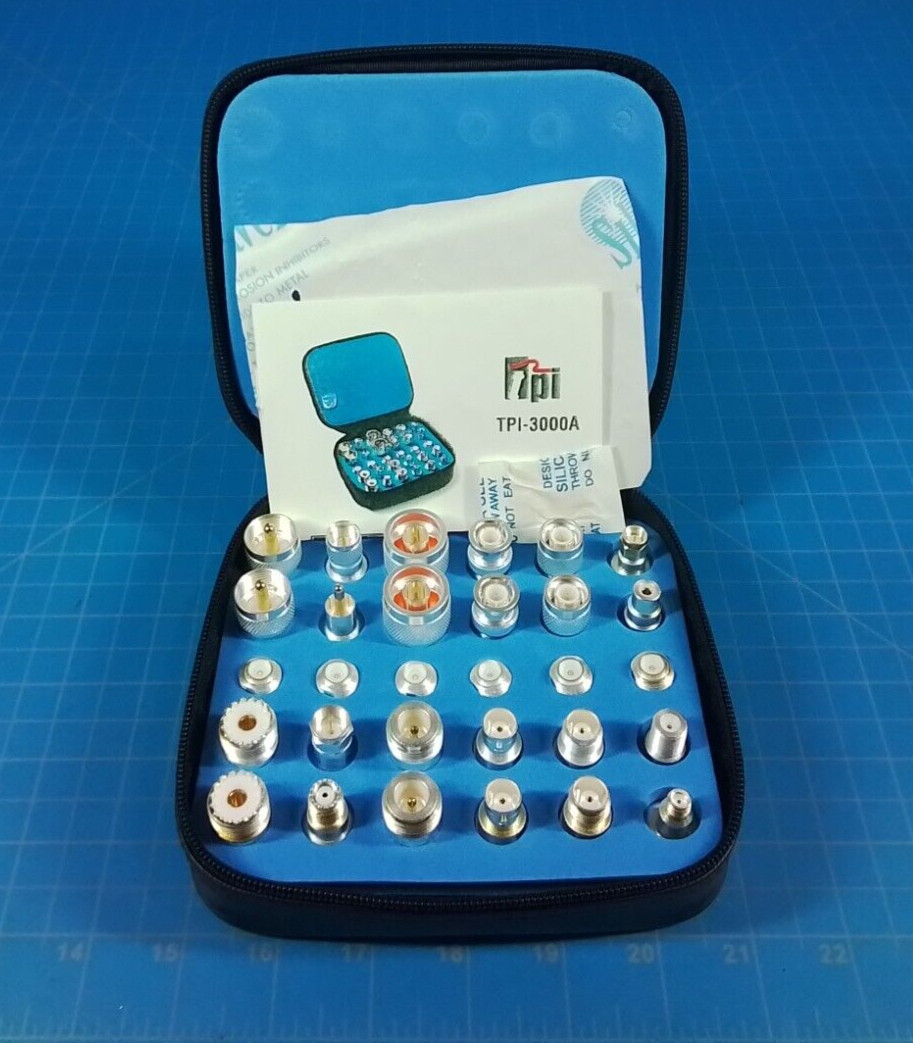 TPI-3000A Coax Connector Adapter Kit 30-Piece