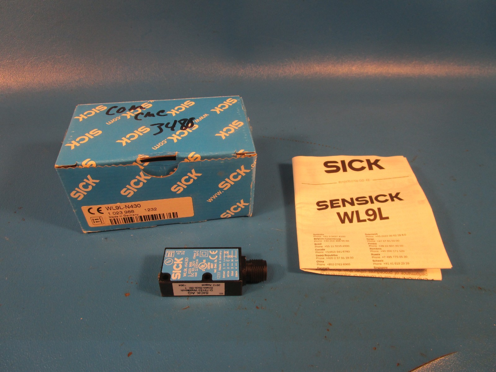 Sick WL9L-N430 Photoelectric Sensor, PHOTOELECTRIC SENSOR, REFLEX, NPN, POLARIZE