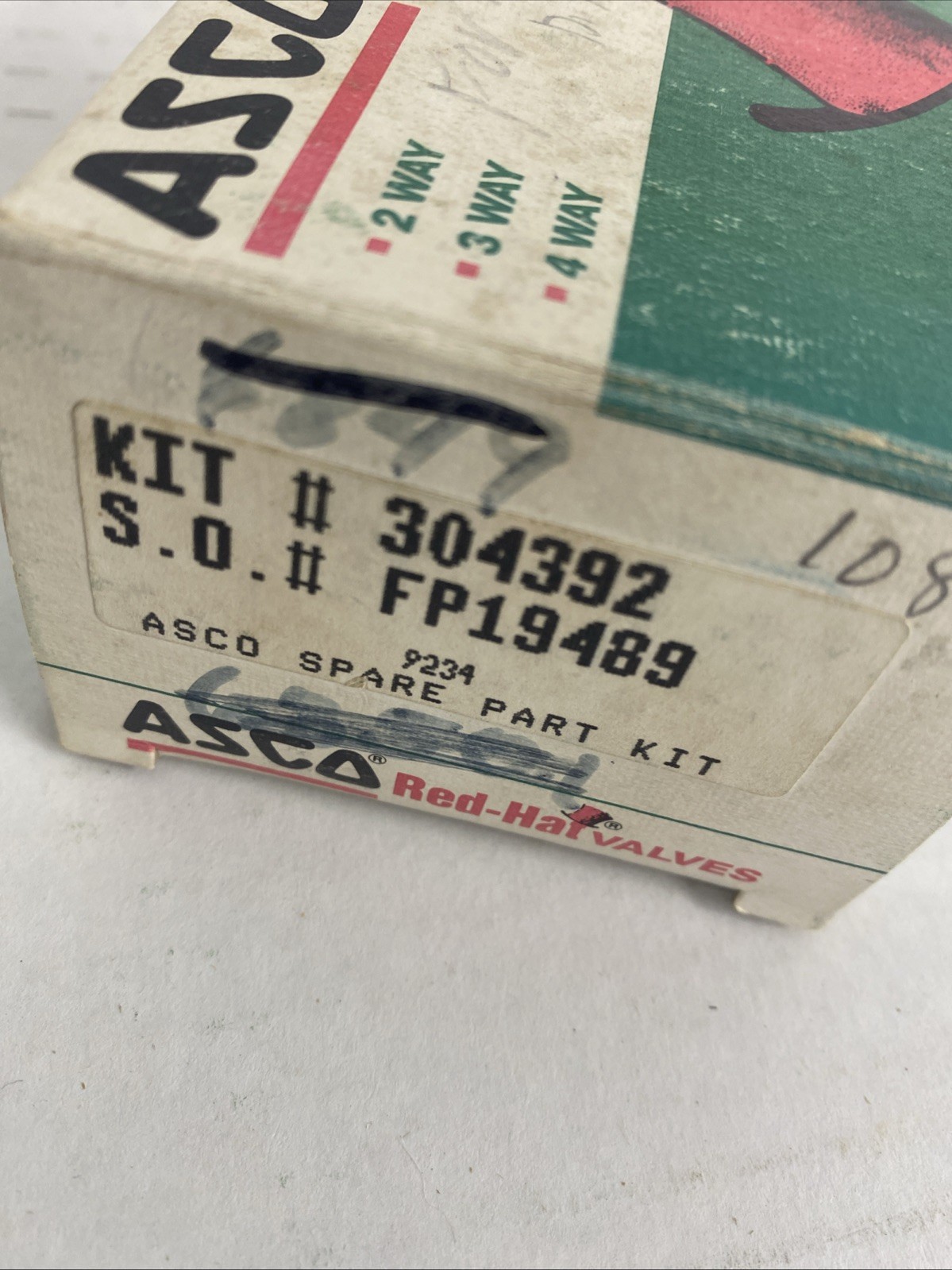 ASCO RED-HAT valves rebuild kit 304392 BRAND NEW SERIES 8220 OLD STOCK NEW A6