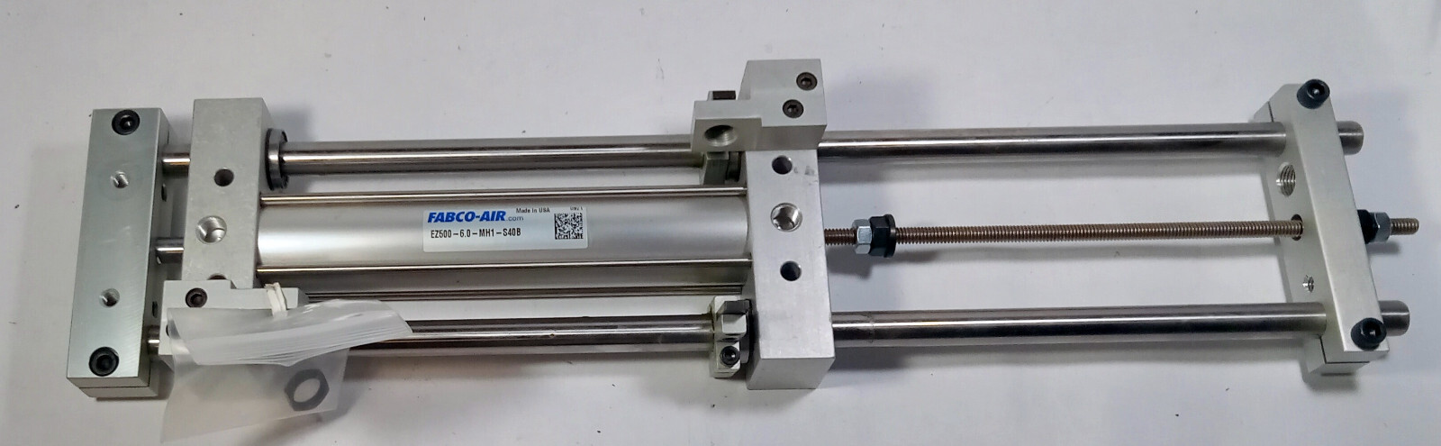 1 NEW FABCO-AIR EZ500-6.0-MH1-S40B LINEAR GUIDED SLIDE ACTUATOR NNB *MAKE OFFER*