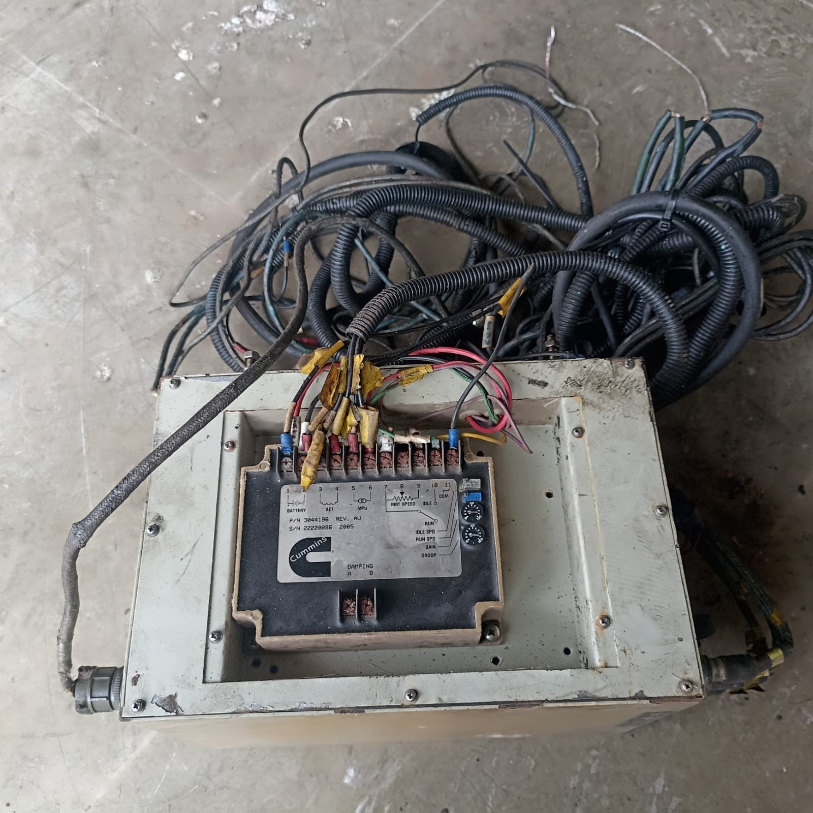Cummins Control panel unit part 3044196 display ed211zfd2 used good tested ok