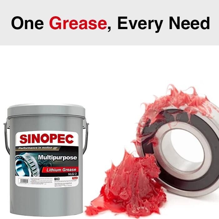 Multipurpose Red Lithium Grease #2 35LB. 5 Gallon Pail General Lubrication Auto
