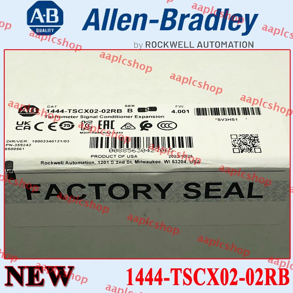 1444-TSCX02-02RB Tachometer Signal Conditioner Expansion New NEW PLC